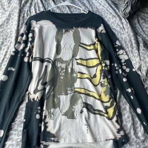 medium travis scoot, kaws and fragment collaboration long sleeve shirt
